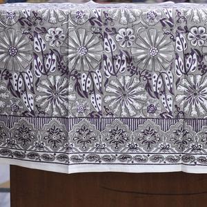 Juego de sábanas de algodón con estampado de bloque de mano elegante, ropa de cama con estampado Floral, tela transpirable suave para un ambiente acogedor y elegante para dormitorio - Product Image 2