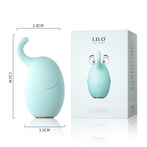 Ensemble de vibrateurs multi-fréquences rechargeables par USB - Formes de lapin, cerf, renard, éléphant pour femmes - Product Image 4