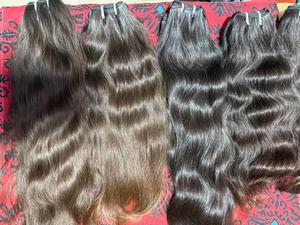 Extensiones de cabello humano virgen natural 100% de la India, cutícula de doble estiramiento, calidad superior intacta a buen precio - Product Image 4