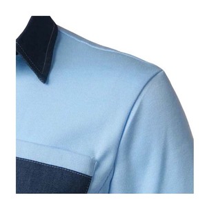 Summer High Street Style Hommes pour polos Col noir Design personnalisé Jersey de coton respirant Plus Size Casual Style for Me - Product Image 3