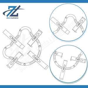 Rétracteur manuel en acier inoxydable Whitlow, cadre de 225 mm, point le plus large, rétraction vaginale, presque 360°, ensemble d'instruments chirurgicaux CE - Product Image 3