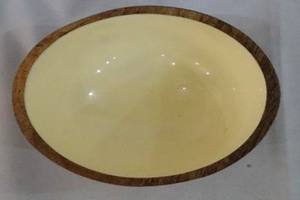 Cuencos de madera esmaltados con mango hechos a mano, ensaladeras multicolores impresas, cuenco de madera esmaltado, utensilios de cocina, decoración del hogar - Product Image 5