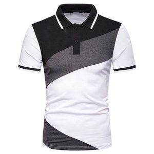 Polo en coton piqué design personnalisé pour hommes, chemise de marque de qualité, usine chinoise à manches courtes de haute qualité, collection été 100 pour hommes - Product Image 1