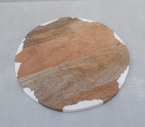 Sous-verre en bois et en résine tendance au meilleur prix de gros pour la vaisselle de restaurant sous-verre fait main de qualité standard - Product Image 5