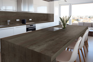 Comptoirs de cuisine et de salle de bain sur mesure Prime Core en granit Carrara et pierre de quartz artificielle, prédécoupés pour projets hôteliers 1 - Product Image 1