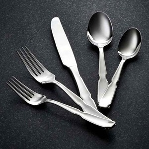 Cubiertos Reutilizables Plateados, Cuchara y Tenedor de Acero Inoxidable, Juego de Cubiertos de Metal de Lujo para Bodas - Product Image 5