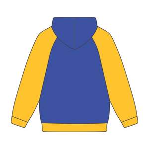 Sigma Gamma Rho Bleu Corps Or Manches Raglan Pull À Capuche Coton SGRho Grec Sororité Personnalisé Divine Neuf HBCU Vêtements - Product Image 3