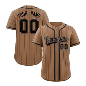 Camiseta de Béisbol Unisex Personalizada de Alta Calidad, con Botones, Sublimación, Bordado, Transpirable, Diseño Impreso, Talla Grande - Product Image 4