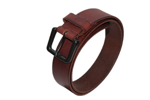 Ceinture en cuir de peau de vache véritable de style décontracté avec alliage brossé personnalisable pour boucle disponible chez le fournisseur en gros - Product Image 4