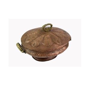 Cuenco para servir arroz de cobre antiguo Vajilla 100% Cuenco de cobre de lujo de color real Diseño martillado a precio barato - Product Image 4