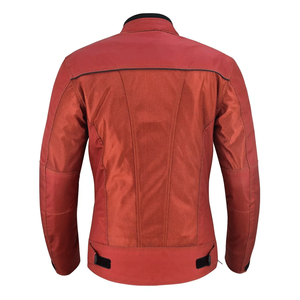 เสื้อแจ็กเก็ตมอเตอร์ไซด์ใช้ได้ทุกเพศกันน้ำแห้งเร็วระบายอากาศได้ดีสิ่งทอสำหรับแข่งรถบนถนนขนาดพิเศษ - Product Image 6