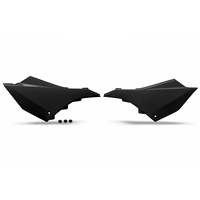 2022-2025 Yamaha YZ 125 Panneaux latéraux Carénage de moto noir Plastique ABS