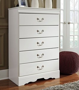 Ensemble de chambre à coucher moderne et simple en bois massif avec finition blanche Sheila - Product Image 4