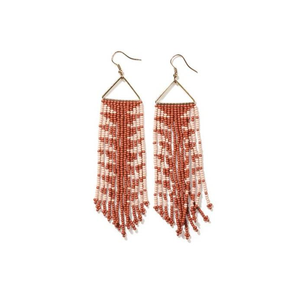 Boucles d'oreilles faites à la main, broderie de perles de rocaille, bijoux en strass, accessoires de fête de mariage, accessoires de déclaration de luxe - Product Image 6