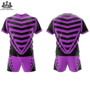 Uniformes de Rugby para Hombre de la Mejor Calidad, Transpirables y de Secado Rápido, Conjunto Deportivo con Diseños Personalizados por Transferencia de Calor, 100% Poliéster - Product Image 1
