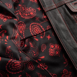 Oem Women Denim <b>Waistcoat</b> Quick Dry And Windproof Zipper Leather Vest Plus Size Winter Season For Motorcyclists bikers Vest - Product Image 5