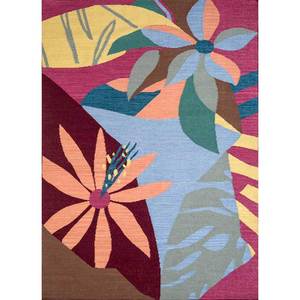 พรมขนสัตว์ทอมือลายดอกไม้ Orenda Multi Flat Weaves รุ่น Jaipur US Rugs สำหรับบ้าน ข้างเตียง ทางเดิน รูปทรงสี่เหลี่ยมผืนผ้า รุ่น DW-217 - Product Image 1