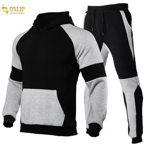 Chándal de jersey con logotipo personalizado de alta calidad para hombre, ropa deportiva cálida OEM de talla grande con sudaderas con capucha, pantalones activos para correr - Product Image 5