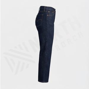 <b>Women's</b> Winter <b>Stretchy</b> Denim <b>Jean</b> Pants Custom Logo Plus Size Cargo Trousers Customized Color Breathable Casual Streetwear Fit - Product Image 3