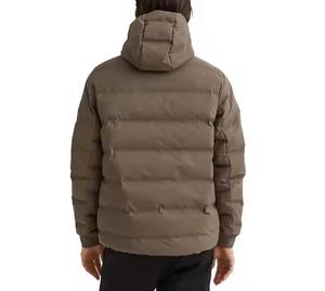 Très exigeant Entièrement personnalisé Dames À Capuche Puffer Veste Col Matelassé Bulle Conception Respirant Tissu Enduit Traitement - Product Image 3
