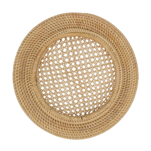 Venta al por mayor Ecológico Rattan Charger Plates Manteles individuales hechos a mano sostenibles para Cafe Bistro Banquet Hotel Restaurant - Product Image 6
