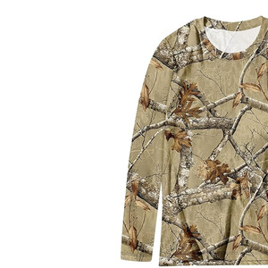 Sudadera de Manga Larga Unisex para Exteriores, 100% Algodón, Diseño de Árbol Real de Caza, Fabricante Personalizado 2026 - Product Image 4