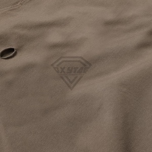 T-shirt surdimensionné classique vieilli personnalisé pour hommes 100% coton de poids moyen, T-shirts surdimensionnés vieillis à manches courtes pour hommes - Product Image 2