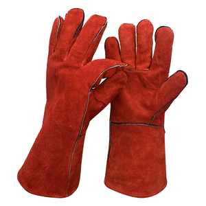 Gants de soudage de lutte contre l'incendie ignifuges en tissu de coton FR avec couleur personnalisée et caractéristiques de protection - Product Image 3