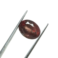 Grenat naturel à changement de couleur pierre précieuse ovale à facettes pour la fabrication de bijoux