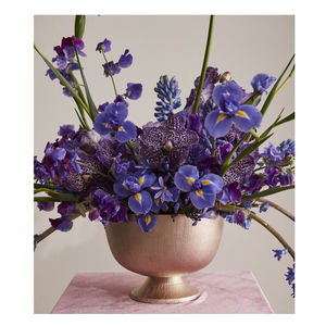 Gran Venta de florero de aluminio para decoración de sala de estar, venta al por mayor, precio bajo, pedestal de aluminio, cuenco de frutas para decoración de boda - Product Image 1