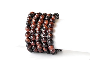 Wholesale Natural <b>Healing</b> Red Tiger Eye Polished 8mm Round Beaded Classic Lovers Meditation Natural Stone Unisex <b>Bracelet</b> - Product Image 2