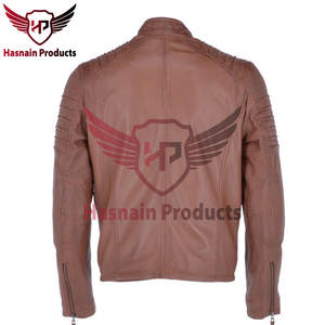 Automne hiver hommes High Street Style décontracté manteau en cuir fait à la main Top vêtements inspirés par Leon veste Service OEM disponible - Product Image 3