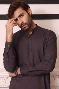 Shalwar Kameez de créateur de vêtements ethniques à la mode pour hommes, ensemble de pyjama Kurta pour hommes - Product Image 5