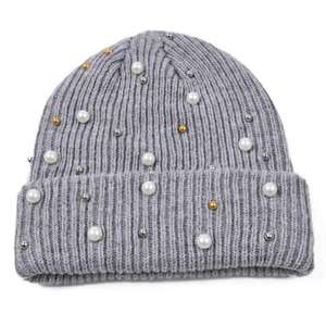 Bonnet d'hiver en cuir noir et blanc de couleur unie conçu sur mesure Ajoutez votre logo pour les employés de l'entreprise - Product Image 4