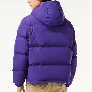 Hot Selling <b>Mens</b> Winter Puffer <b>Jacket</b> Outwear Padded Coat Custom <b>Nylon</b> Down Zipper <b>Jacket</b> for <b>Men</b> - Product Image 3