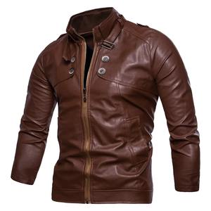 Hecho a mano 506X Hombres estilo americano primera capa chaqueta de cuero de vaca Casual Vintage piel otoño lona tela no tejida invierno - Product Image 4