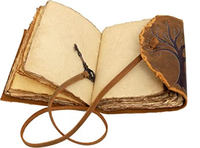 Arbre de vie-Journal Vintage-papier Antique-beau carnet de croquis en cuir d'arbre en relief Ombre Grimoire Antique blanc laitier