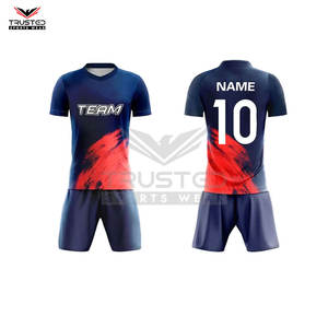 ชุดฟุตบอลพิมพ์ลายชุดฟุตบอลมาใหม่ชุดฟุตบอลตามสั่งชุดฟุตบอลคุณภาพสูง100% ผ้าโพลีเอสเตอร์ - Product Image 4