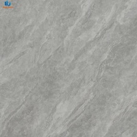 Carrelage mural et de sol en céramique gris clair mat 600x600 R10 antidérapant, effet marbre, pour villa, prix usine
