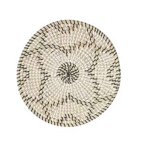 Ecológico Handwicker Floral redondo Seagrass decoración colgante de pared hermosa decoración del hogar en la fábrica de Vietnam - Product Image 2