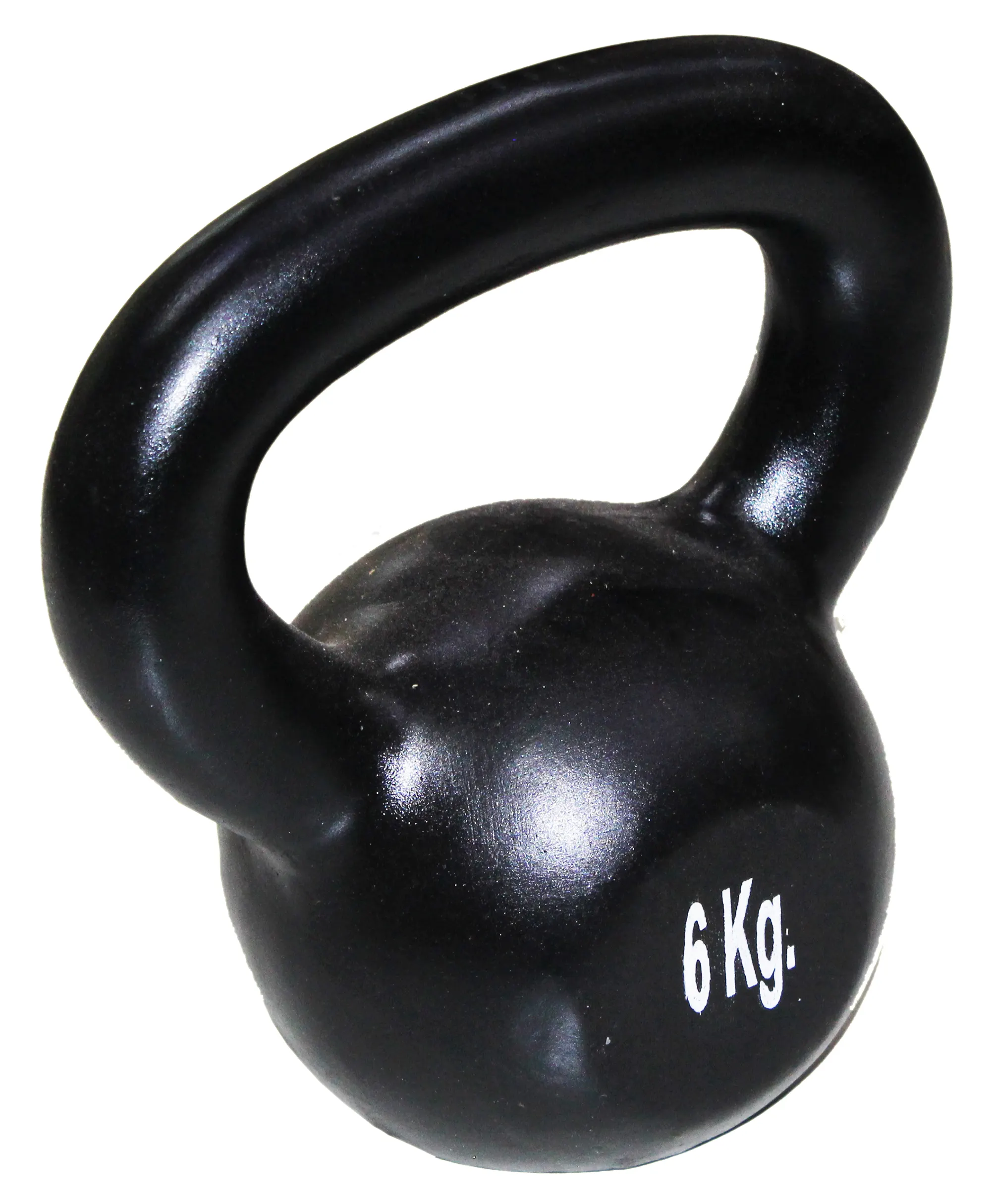 Pepp Kettlebell solide en fonte noire pour les exercices de Fitness 1,2,3,4,5,6,7,8,9,10 kg