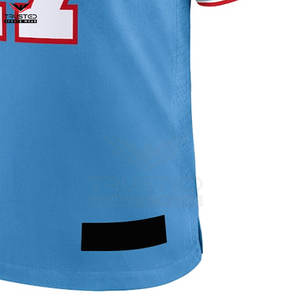 Camiseta de fútbol americano de calidad superior de manga corta de talla grande transpirable de secado rápido 100% poliéster para venta en línea - Product Image 6