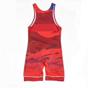 Venta al por Mayor de Singletes de Lucha Personalizados para Hombre, Spandex/Poliéster, Secado Rápido, Ligeros, para Venta en Línea - Product Image 2