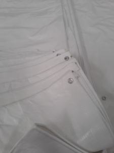 Tela de lona PE personalizable de 200gsm impermeable estilo liso disponible en tamaños y marcas personalizadas - Product Image 3