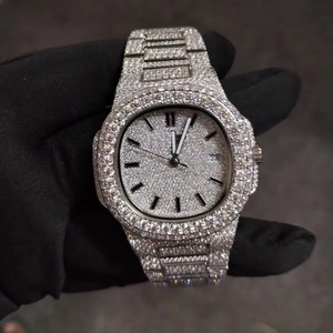 นาฬิกาเพชรหรูหราสำหรับผู้หญิงจากอินเดียพร้อมสายรัดที่สามารถปรับได้และเน้นคริสตัลสำหรับแฟชั่นราคาดีพร้อมตัวเลือกของขวัญ - Product Image 1