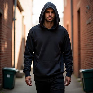 2024 Acid Wash Oversize Hoodie Hombres Transpirable Drop Shoulder Heavyweight Pullover Hoodie Hombres - Product Image 5