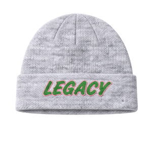 Gorro de Punto Gris 08 Legacy para Mujer, Hermandad Universitaria Griega, Rosa y Verde, Ropa de Invierno para Hermandad Universitaria - Product Image 3