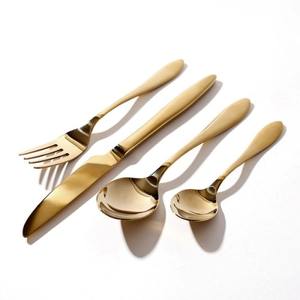 Herald 24-piece <b>Cutlery</b> <b>Set</b> - <b>Gold</b> - Product Image 1