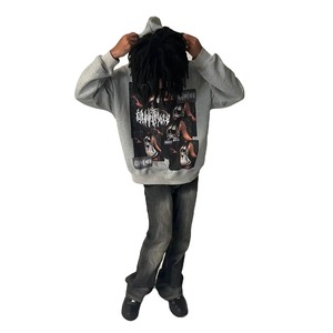 Sudaderas con Capucha de Algodón 100% Bordadas con Patrón de Chica Picante Punk Clásica, Ropa de Calle Moderna, Estilo Hip Hop para Hombre, Invierno - Product Image 3