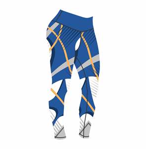 Leggings pour femmes en tissu respirant à séchage rapide, anti-transpiration, en polyester recyclé, taille haute, vêtements de sport éco-responsables - Product Image 1